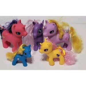 Ponies Mixed Lot of 5 Wonderland Greenbrier Toy Pony READ